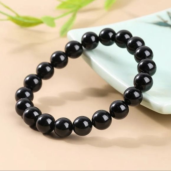 Black Tourmaline bracelet - Crystal Meridians